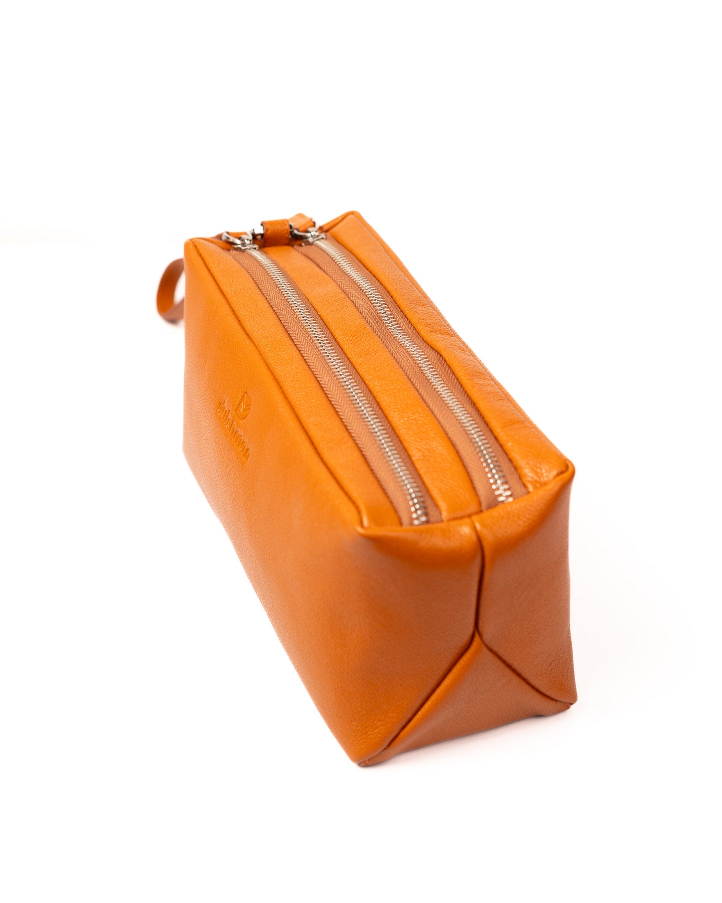 The Hatch – Double Compartment Orange Travel  Pouch
